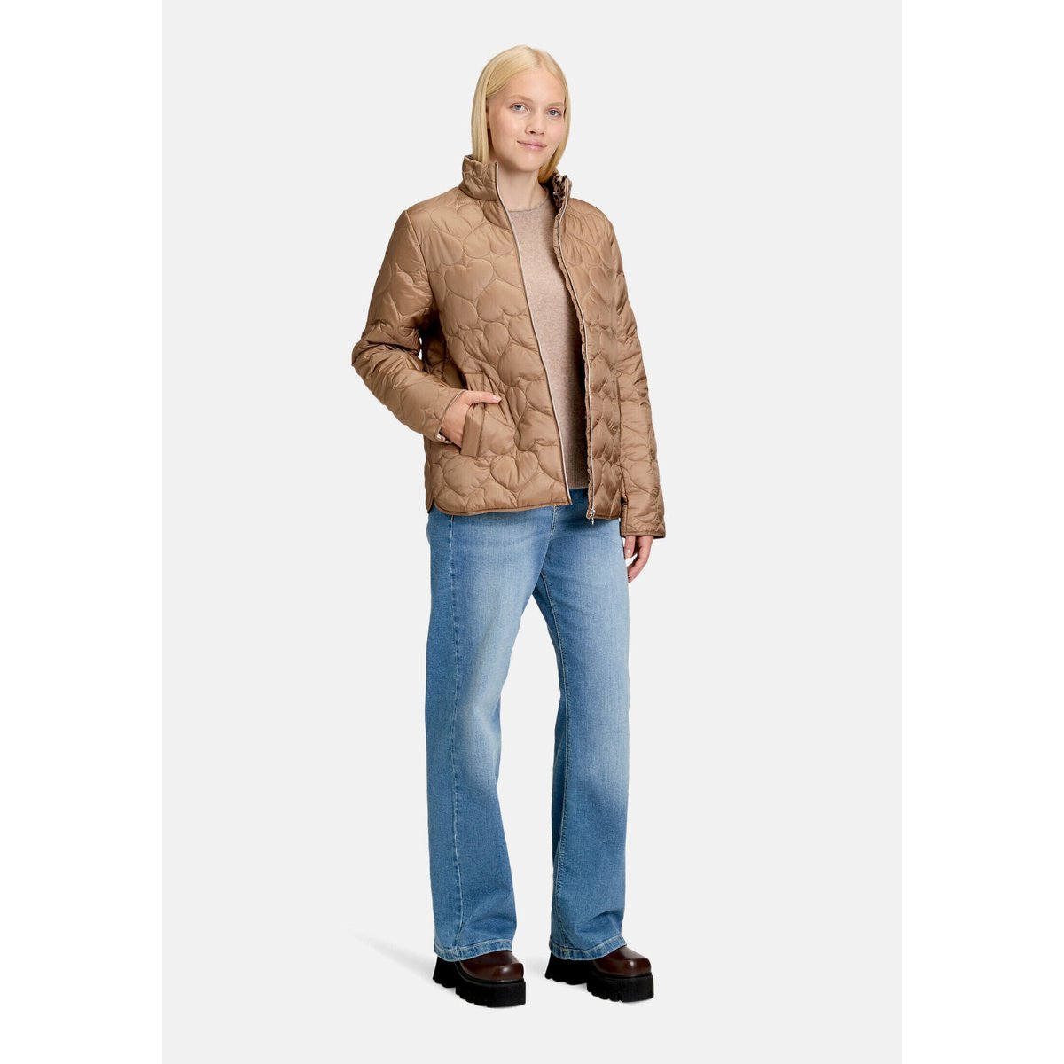 Veste outdoor à surpiqûres toasted coconut, CARTOON