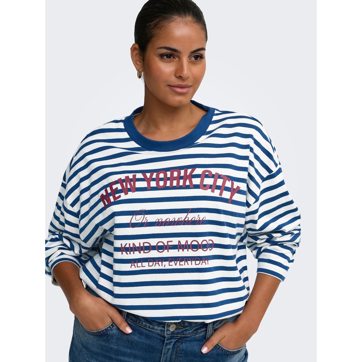 T-Shirt cloud dancer, ONLY CARMAKOMA