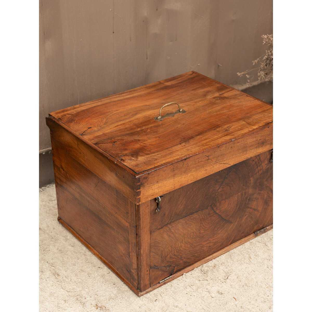 Coffret de dentellière en noyer Lucien N°214 - Bon état bois foncé, DEBONGOUT