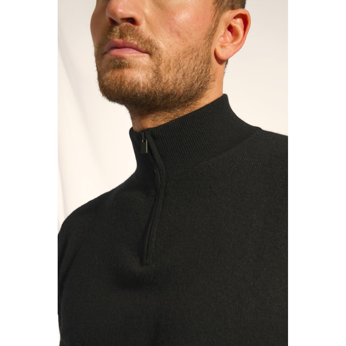 Pull Camionneur Noir Bradley noir, JUST CASHMERE