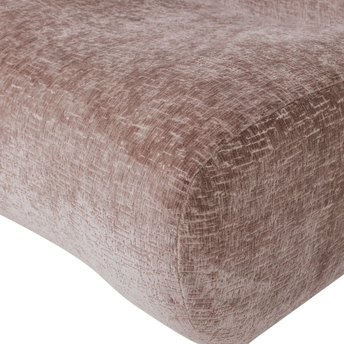 Fauteuil en velours NOMU rose, WOOOD