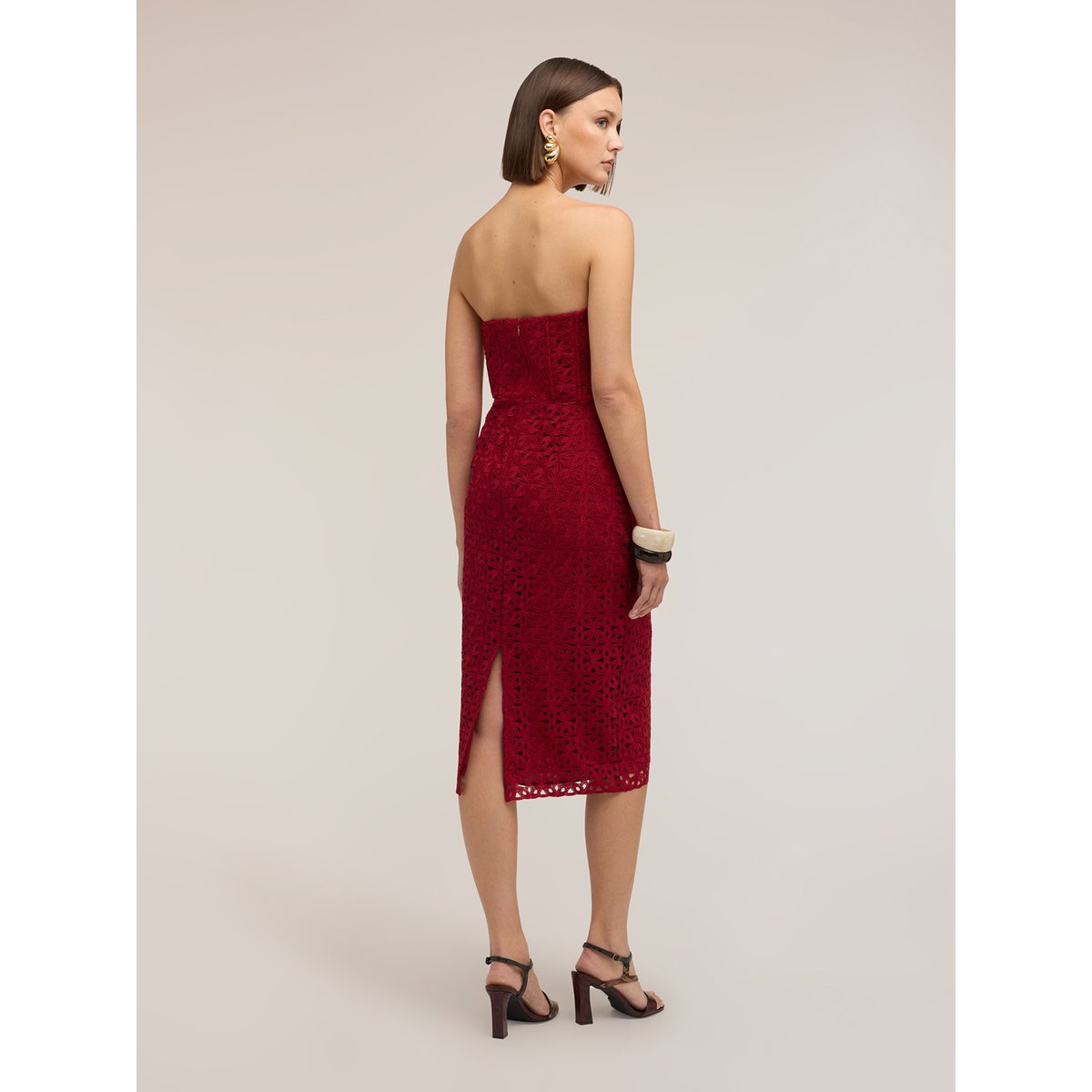 Robe fourreau burgundy, MOTIVI
