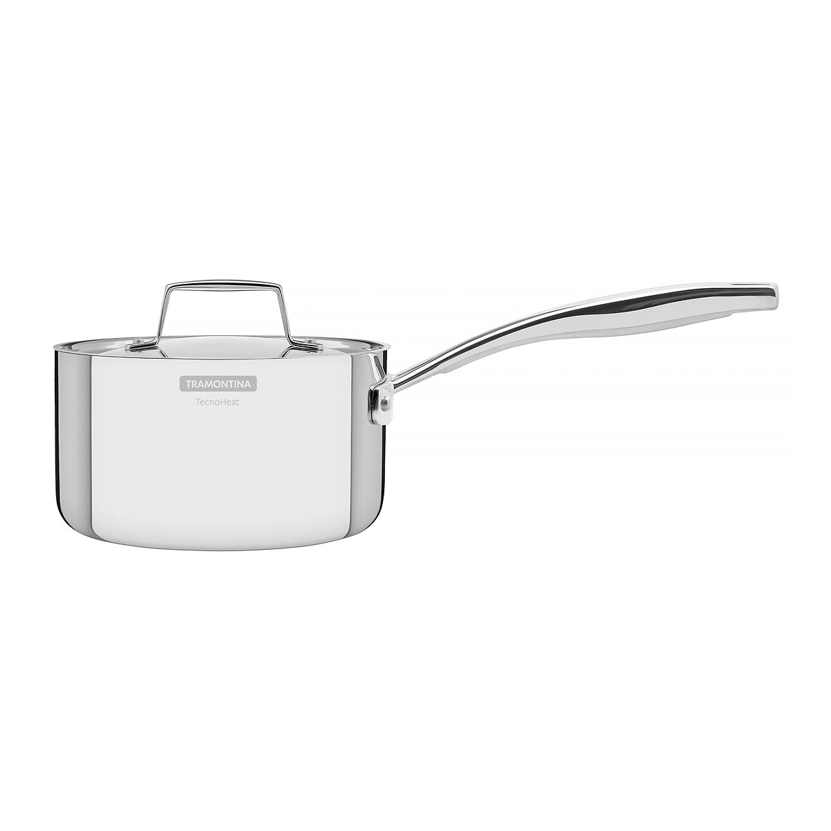 Panela com cabo 16 cm, Grano, Indução, da Tramontina prateado, TRAMONTINA