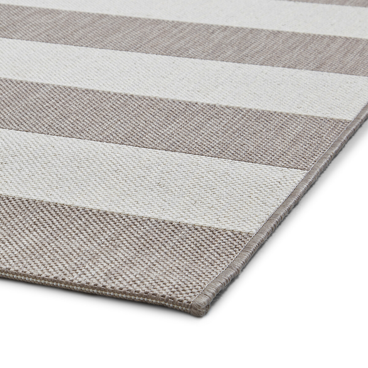Striped Pattern Indoor/Outdoor Rug beige, SO'HOME
