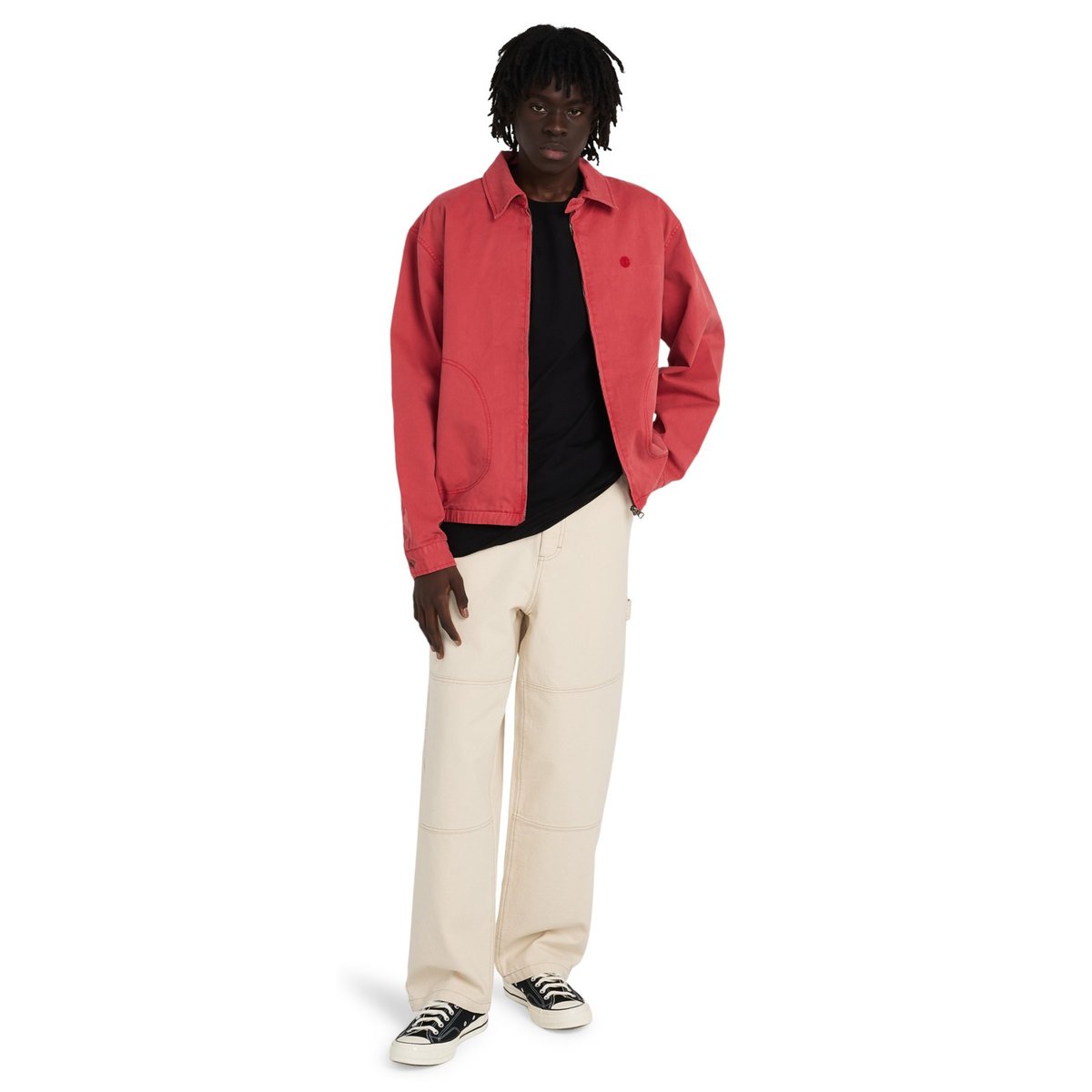 Veste Harrington HARRINGTON TWILL rouge cardinal, ELEMENT