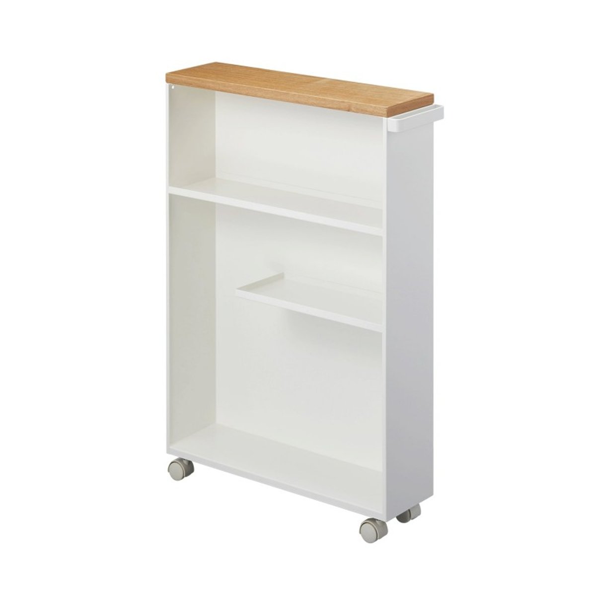 Meuble rangement étroit wc TOWER blanc, YAMAZAKI