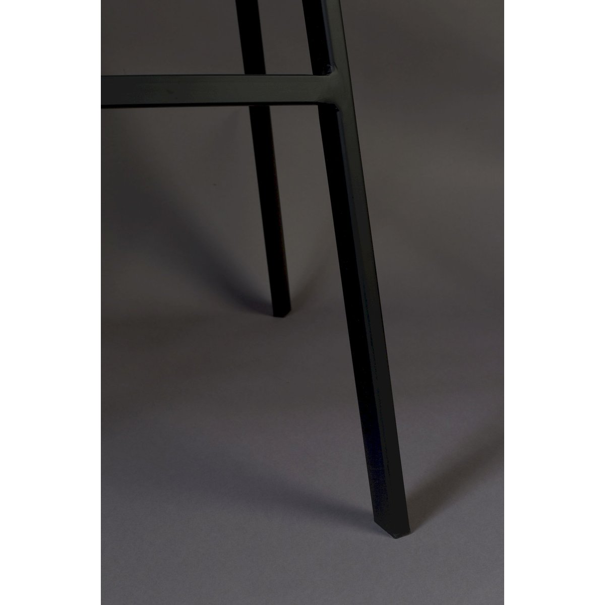 Tabouret design en velours (lot de 2) , FRANKY bleu, DUTCHBONE