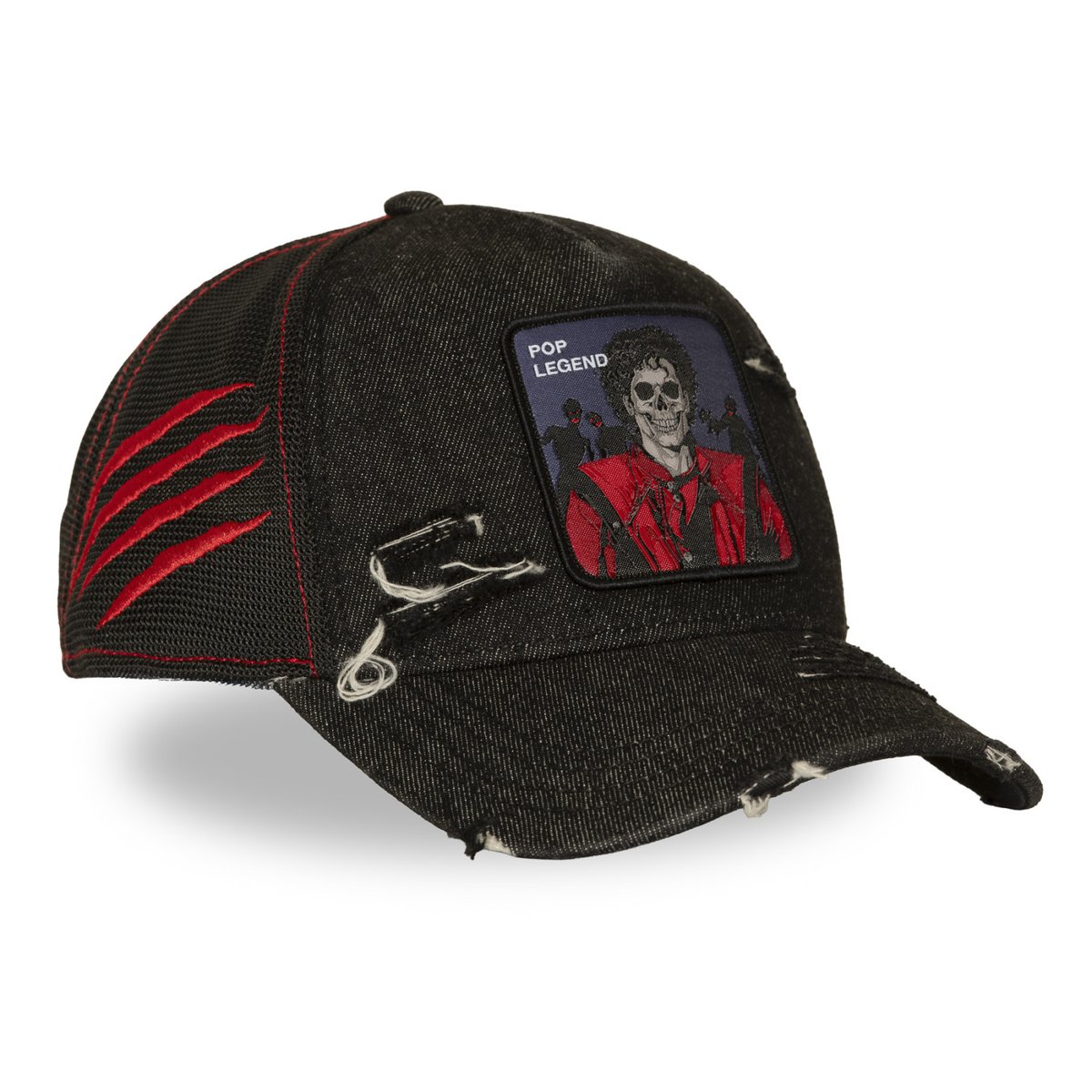 Casquette trucker Pop Legend noir/rouge/bleu/gris/blanc, CAPSLAB