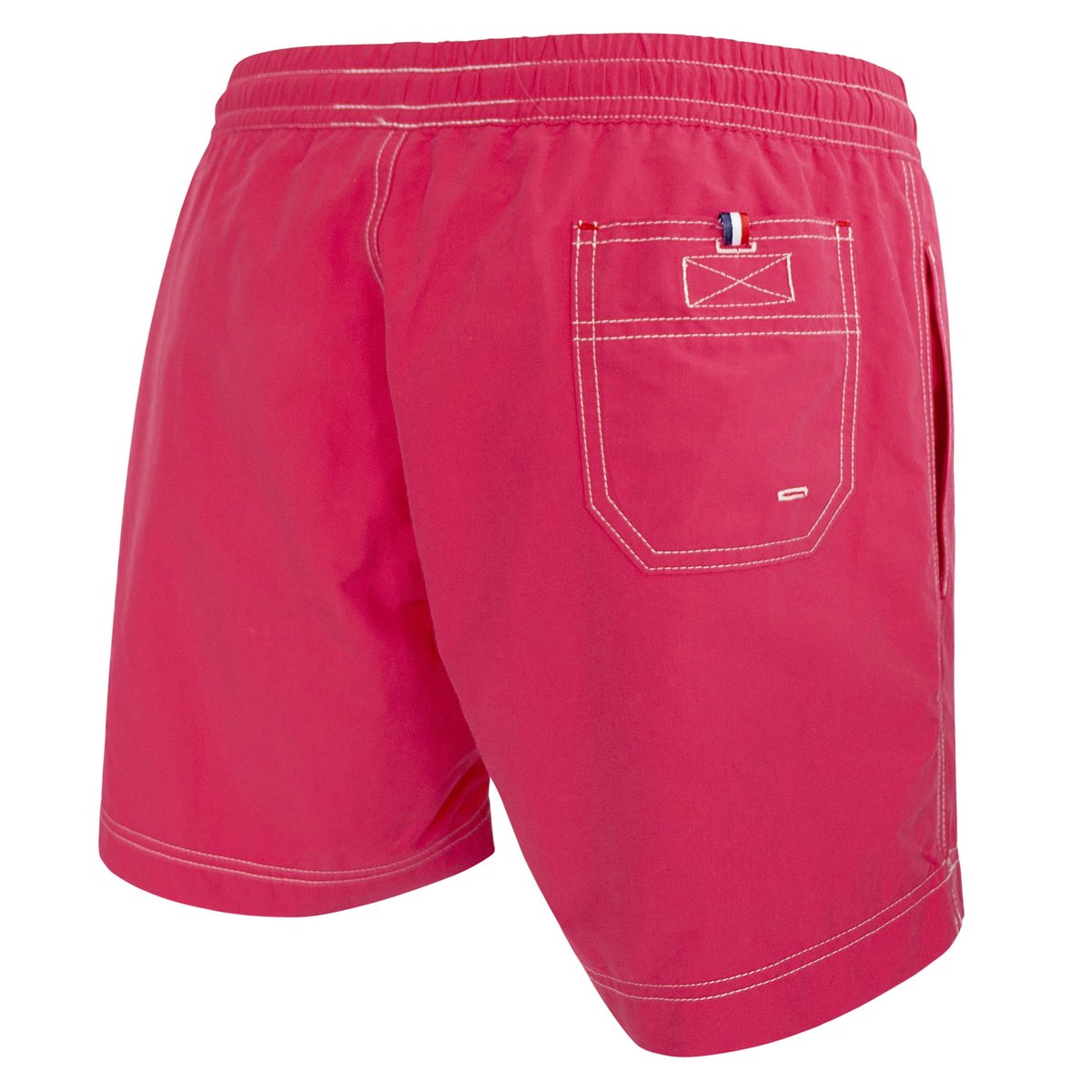 Short de bain MONTAUK 2923 Classic fit rose frésia, LES LOULOUS DE LA PLAGE