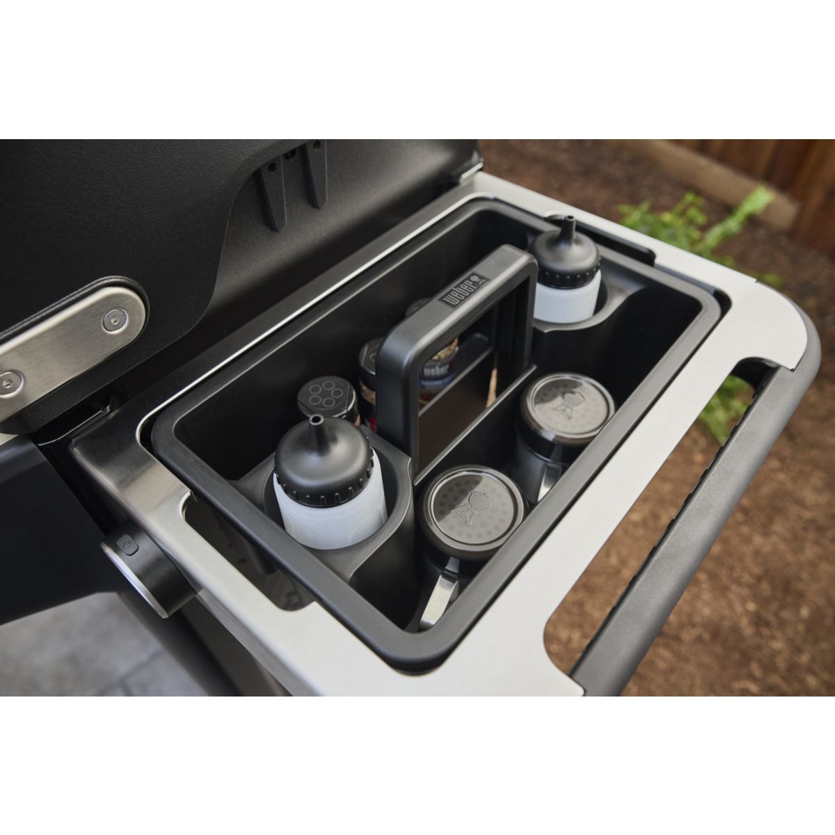 Ustensile barbecue compartimentée de transport Weber Works couleur unique, WEBER