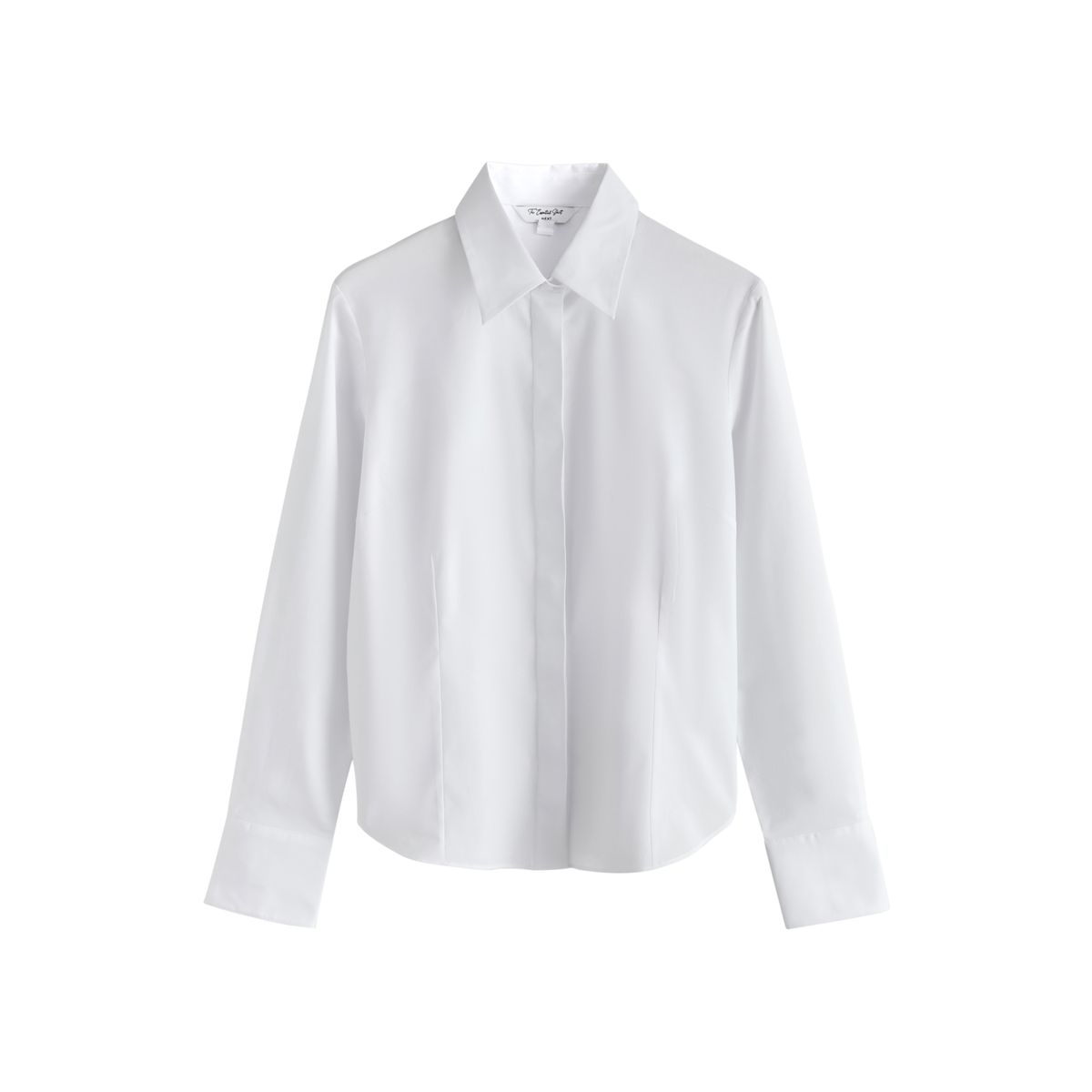 Chemise stretch ajustée, lot de 2 rayures bleues/blanches, NEXT