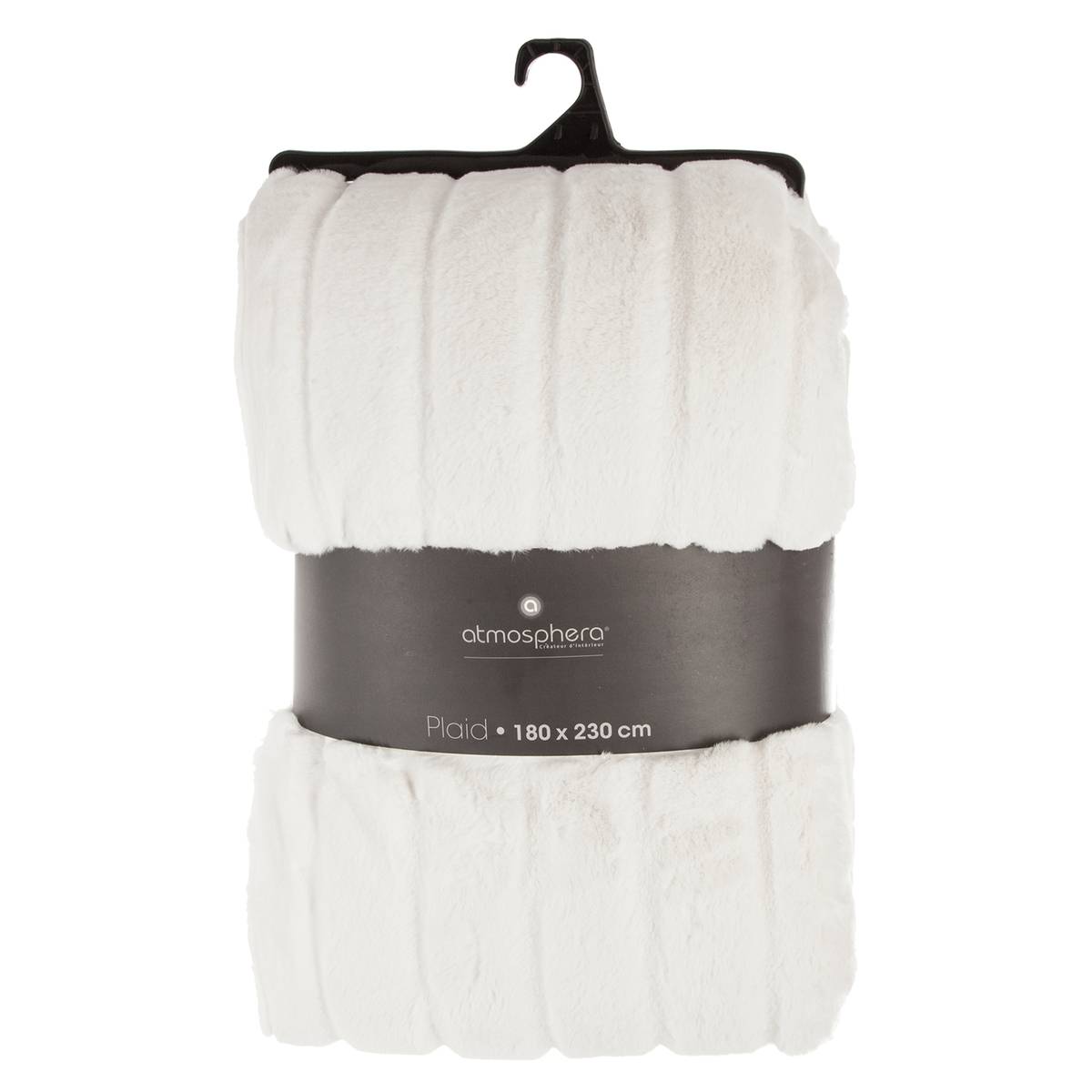 Plaid MANOIR blanc, ATMOSPHERA
