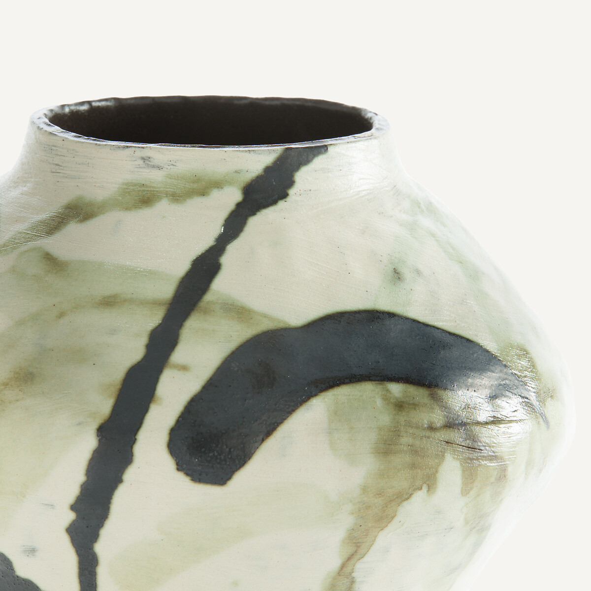 Vase en céramique tachetée, Artelo craie, AM.PM