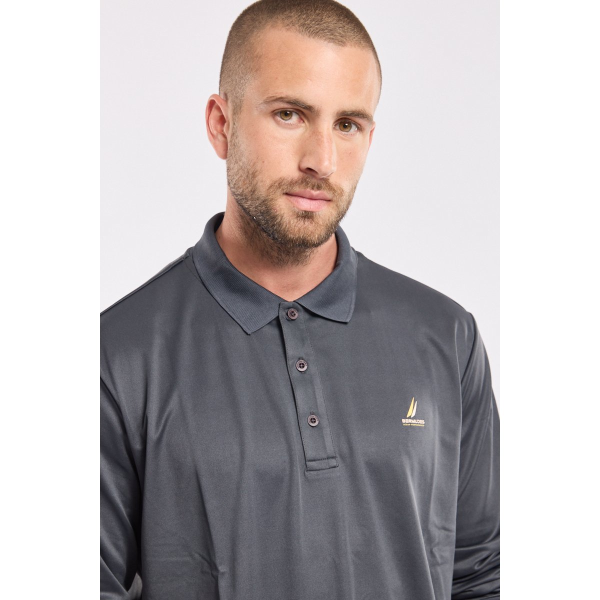 Polo quick dry GALTLO carbone, BERMUDES