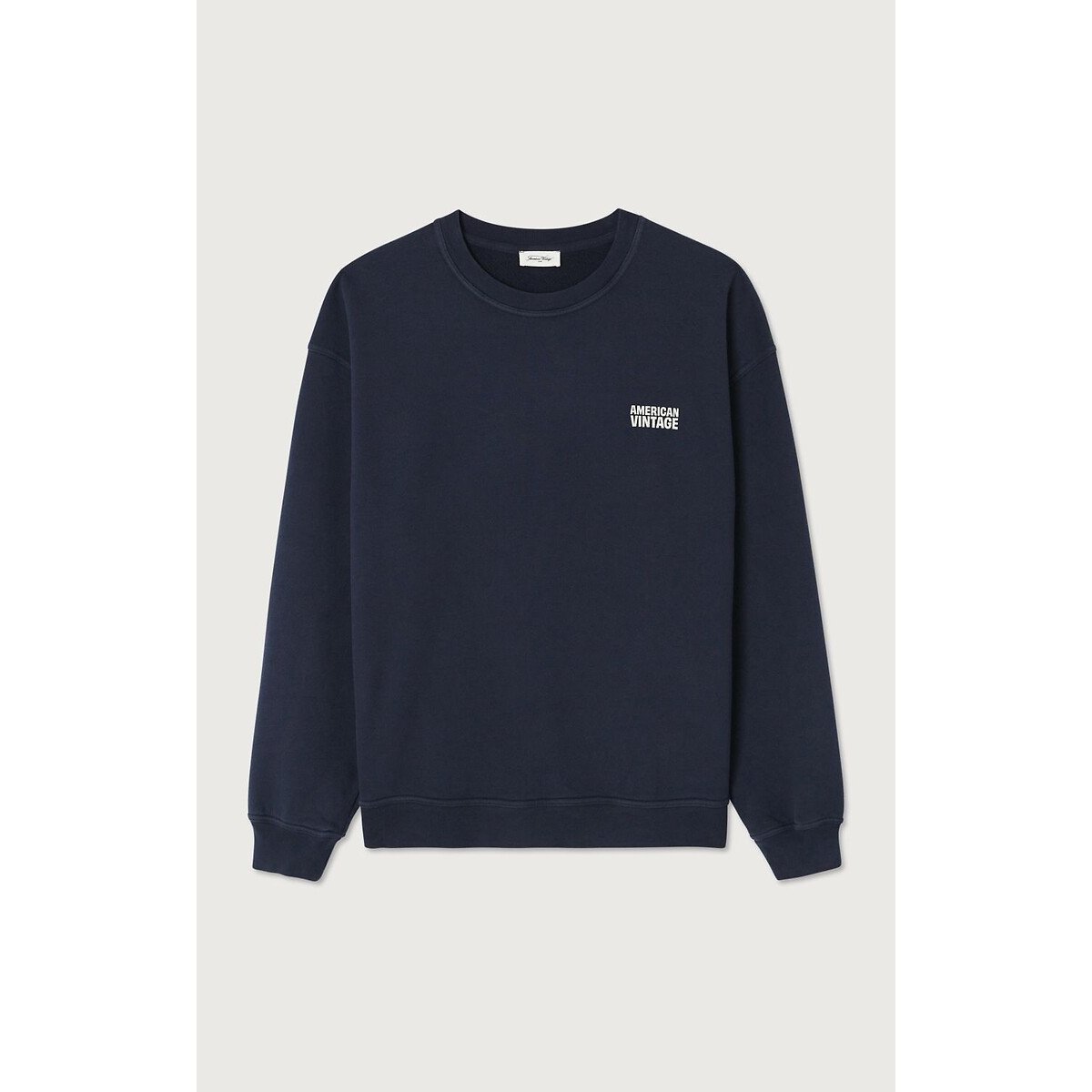 Sweat en molleton, PLIZZY bleu marine, AMERICAN VINTAGE