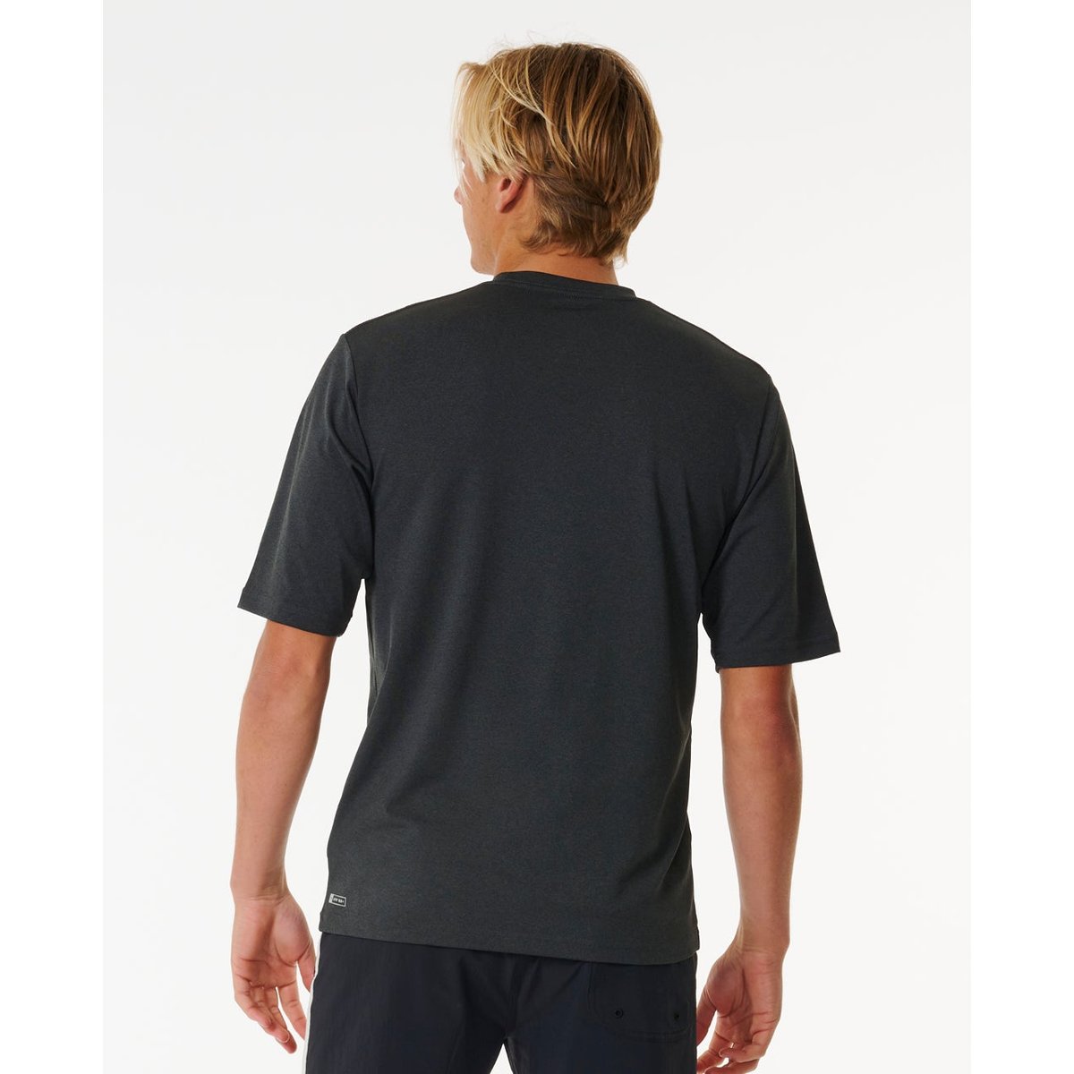T-shirt anti-UV STACK UPF50 manches courtes noir marbré, RIP CURL
