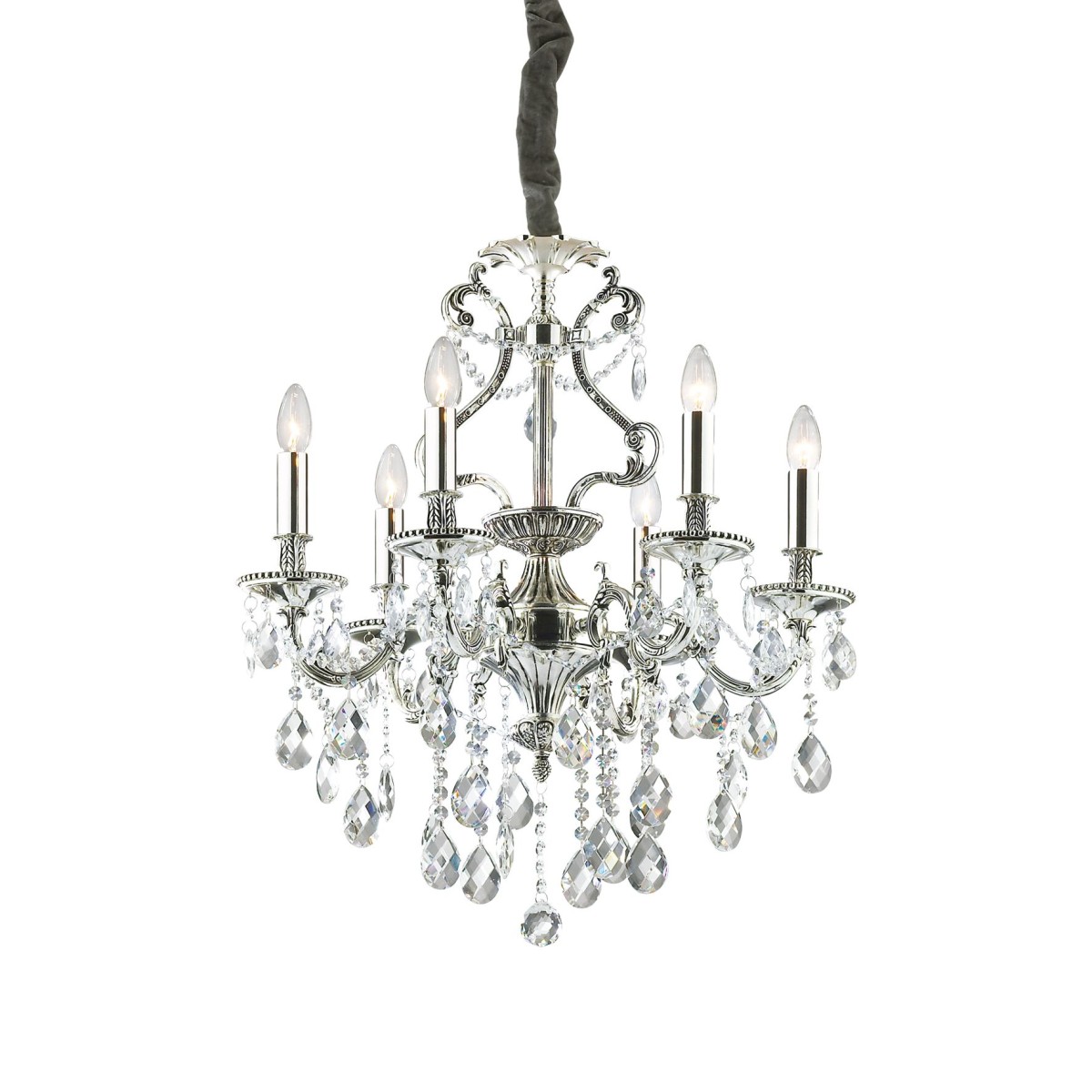 Lustre GIOCONDA argenté, IDEAL LUX