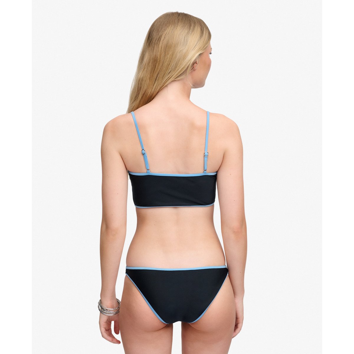 Haut de Bikini Bralette Contrastant bleu marine éclipse, SUPERDRY