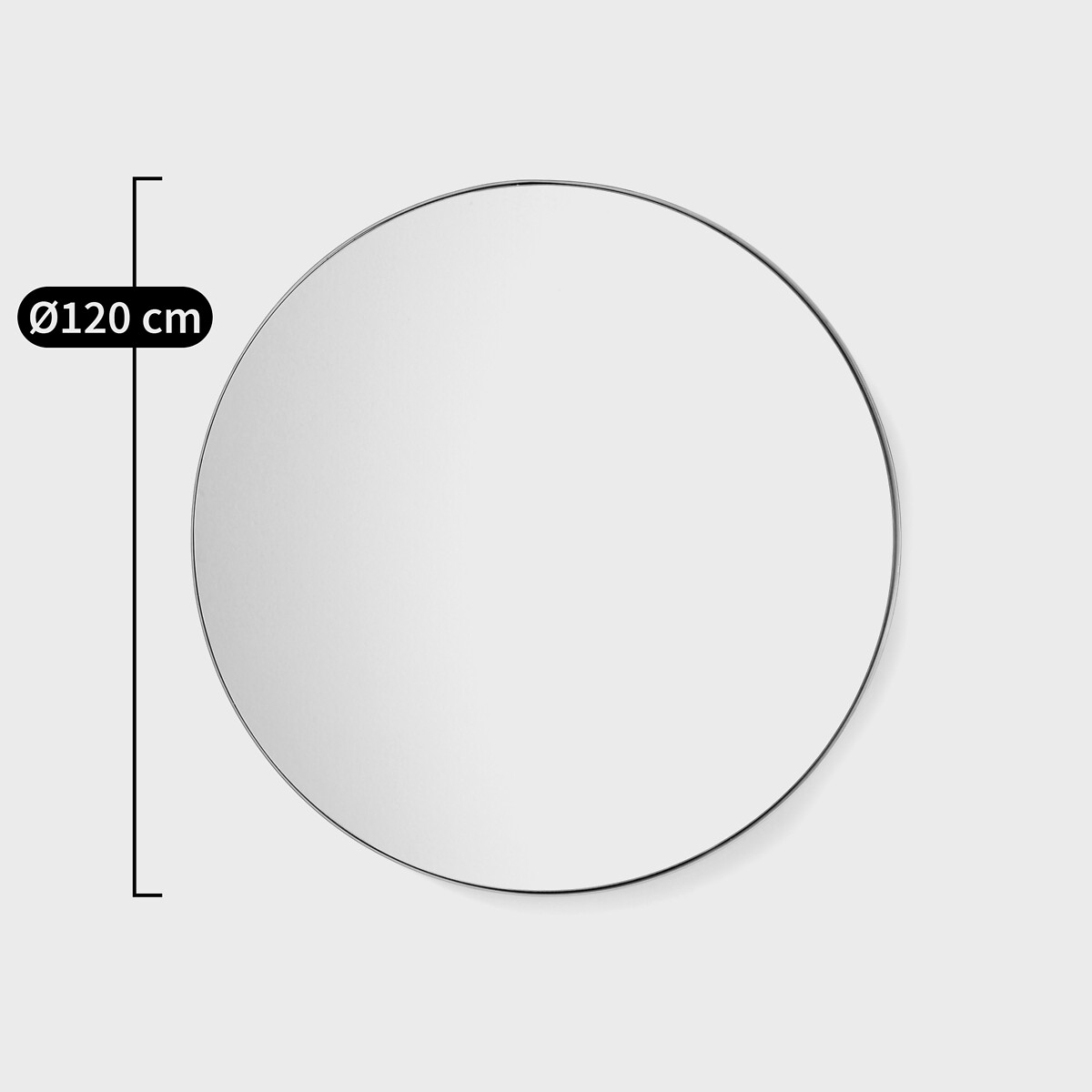 Miroir rond, en métal fer, diamètre 120 cm, IODUS laiton, LA REDOUTE INTERIEURS