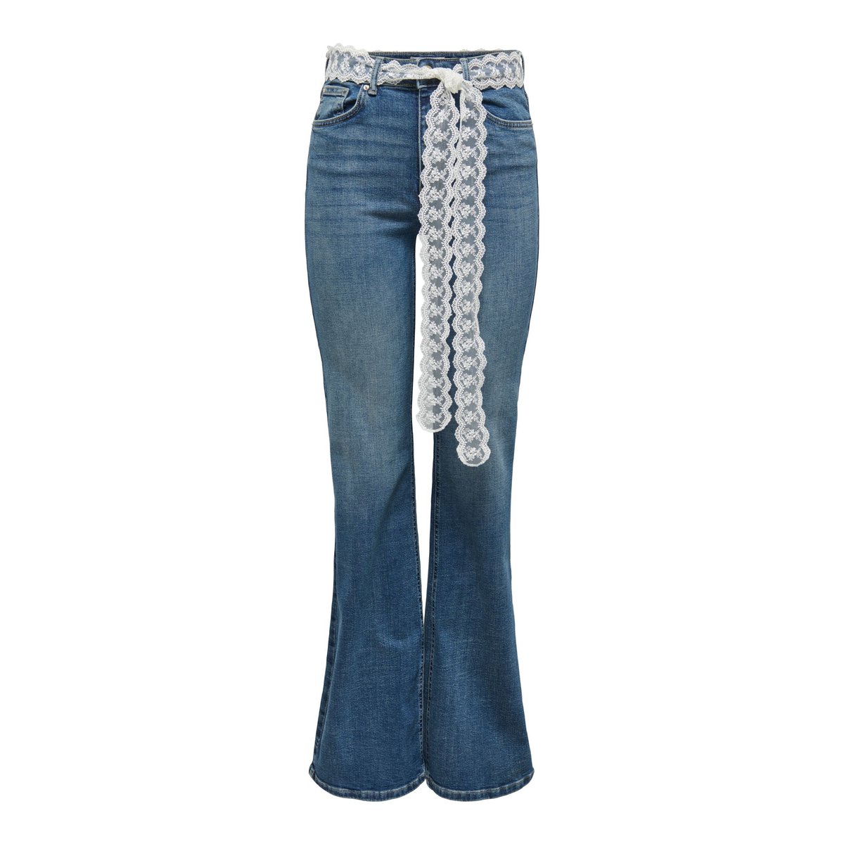 Jean Flared medium blue denim 1, ONLY