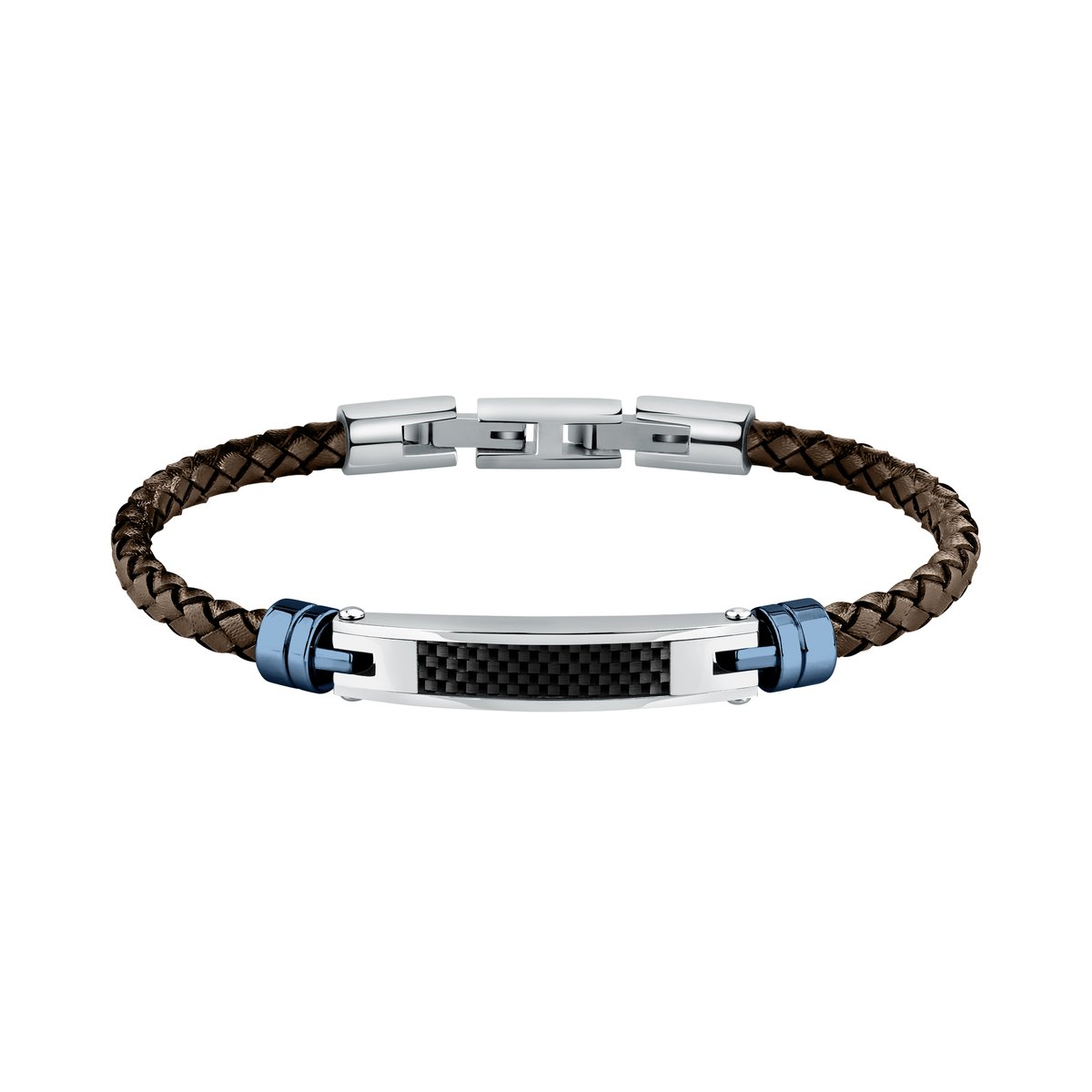 Bracelet en acier, cristaux, MOODY marron, bleu, MORELLATO