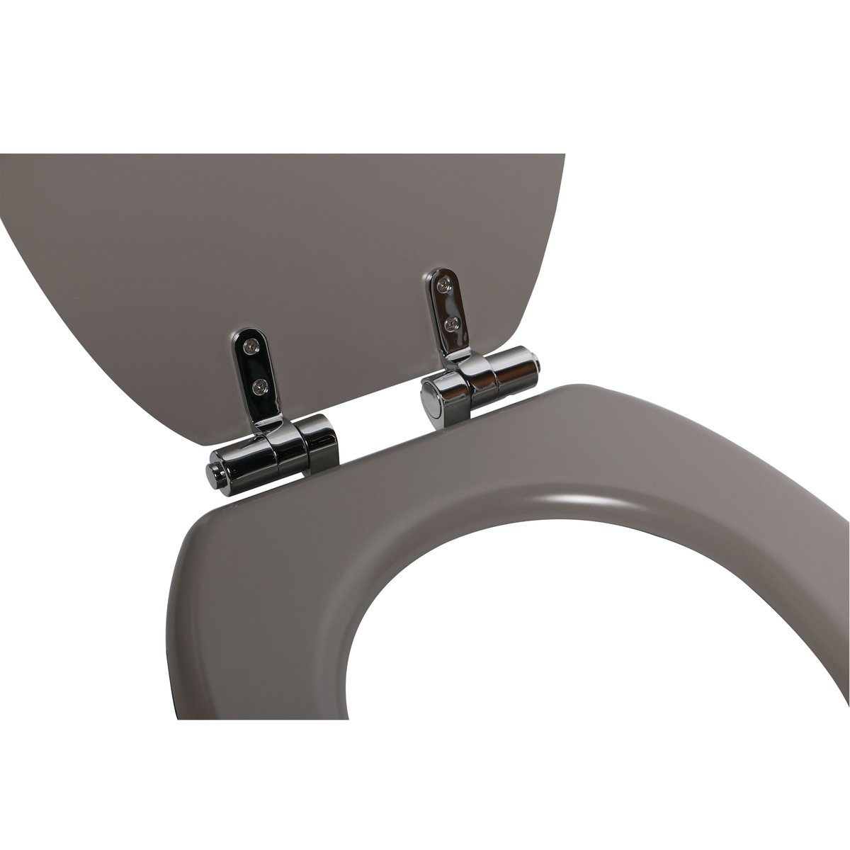 Abattant WC en bois moulé, EASY gris, SENSEA