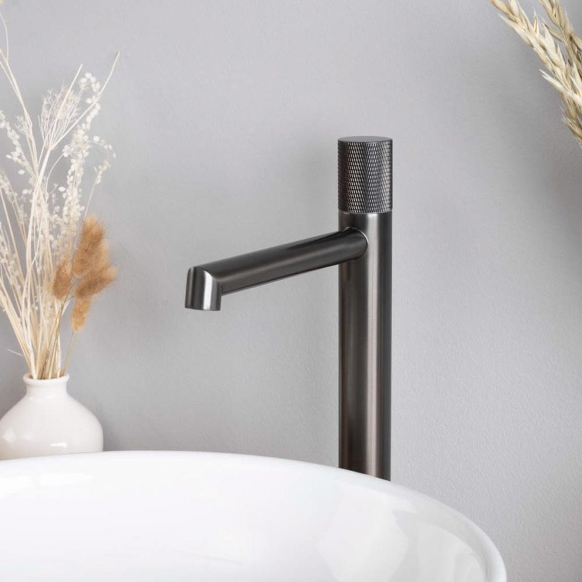 Mitigeur progressif pour vasque haut IRMINIO noir, WANDA COLLECTION