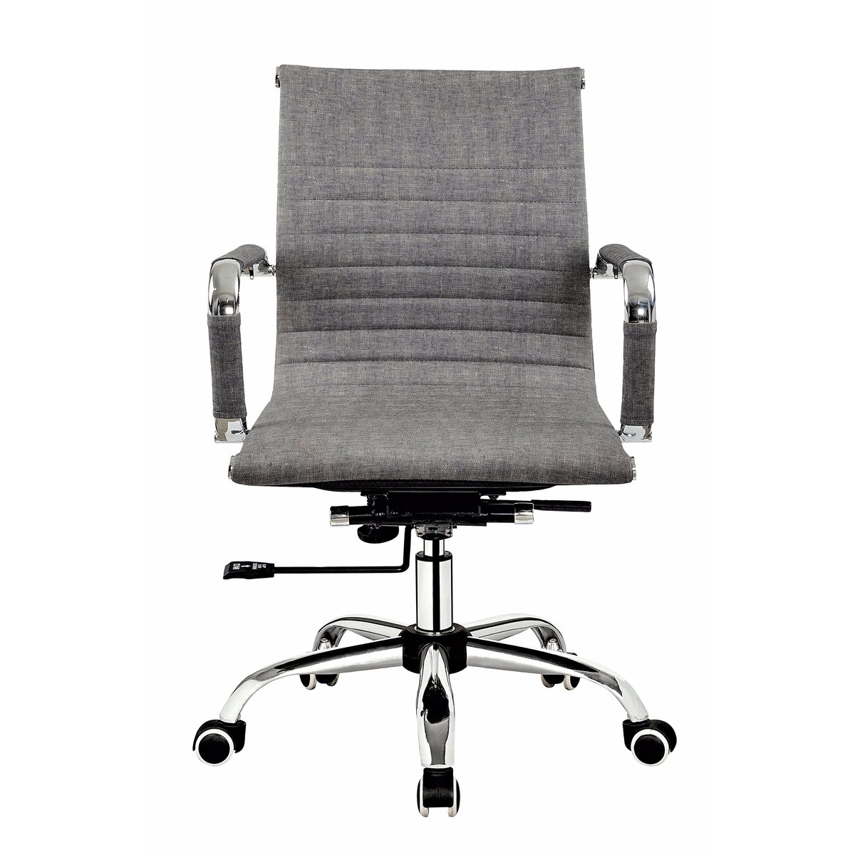 Fauteuil de bureau en simili polyuréthane, EXECUTIVE gris, HISPANOHOGAR