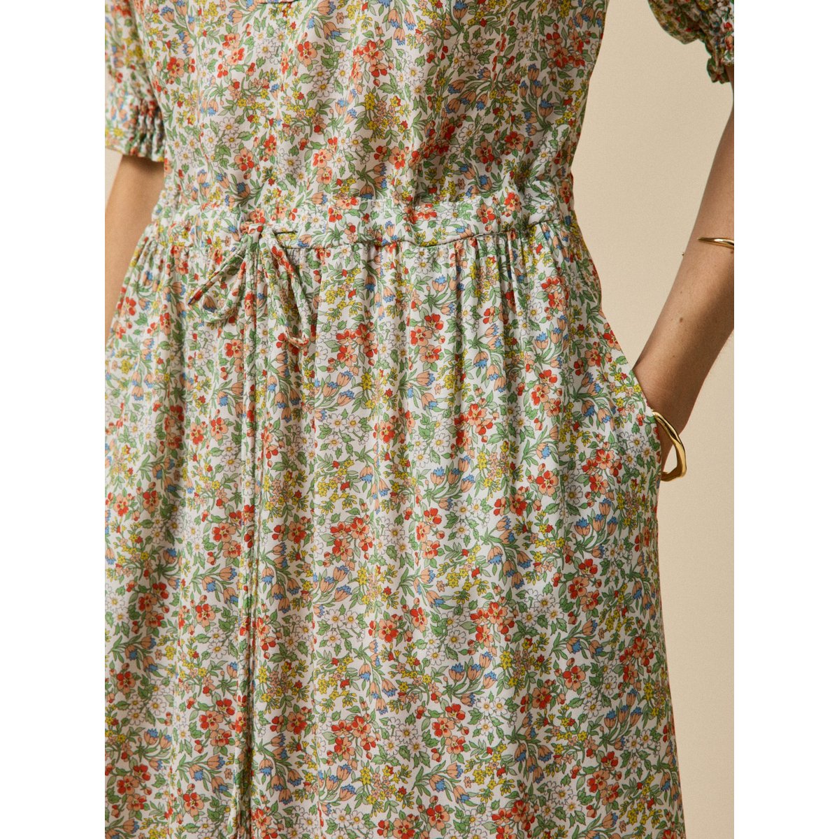 Robe longue  tissu Liberty - Limited Collection liberty nazanin, CYRILLUS