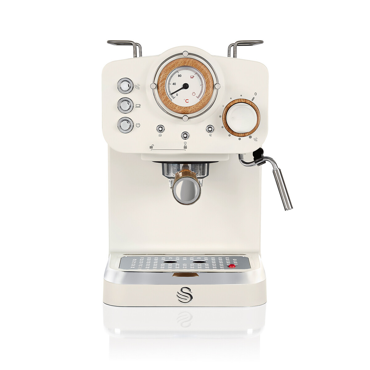 Nordic Pump Espresso Coffee Machine - SK22110 cream, SWAN