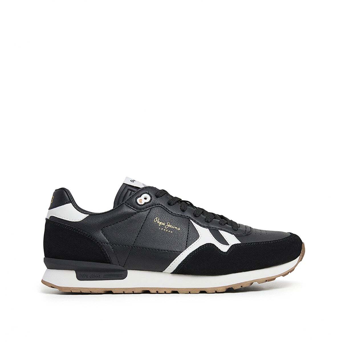 Baskets Micro-Perforées -  Brit noir, PEPE JEANS