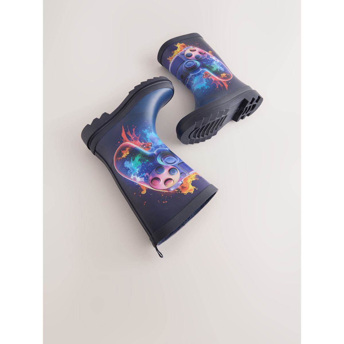 Bottes en caoutchouc bleu, NEXT
