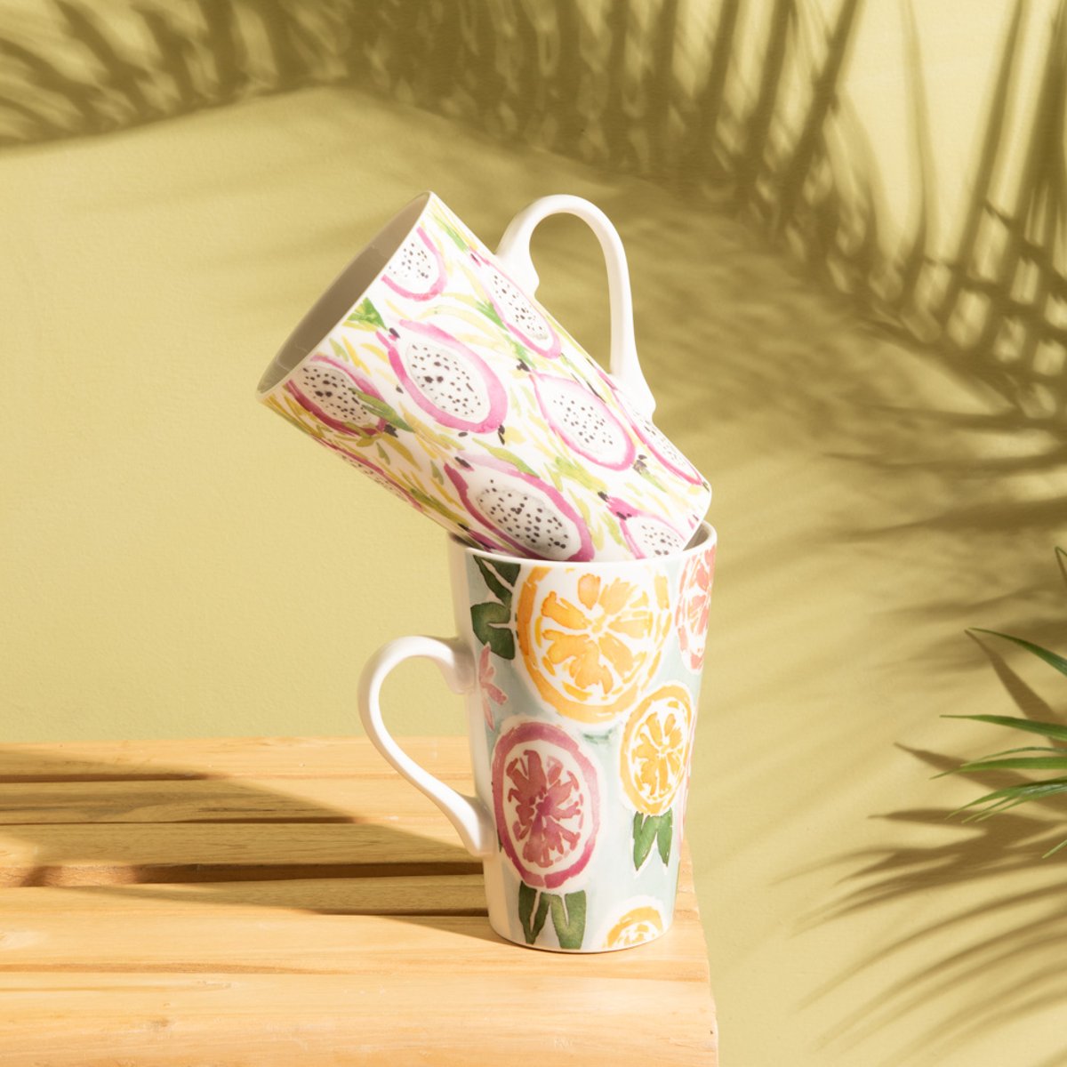 Coffret de 2 mugs Salvador 46 cl - SALVADOR multicolore, TABLE PASSION