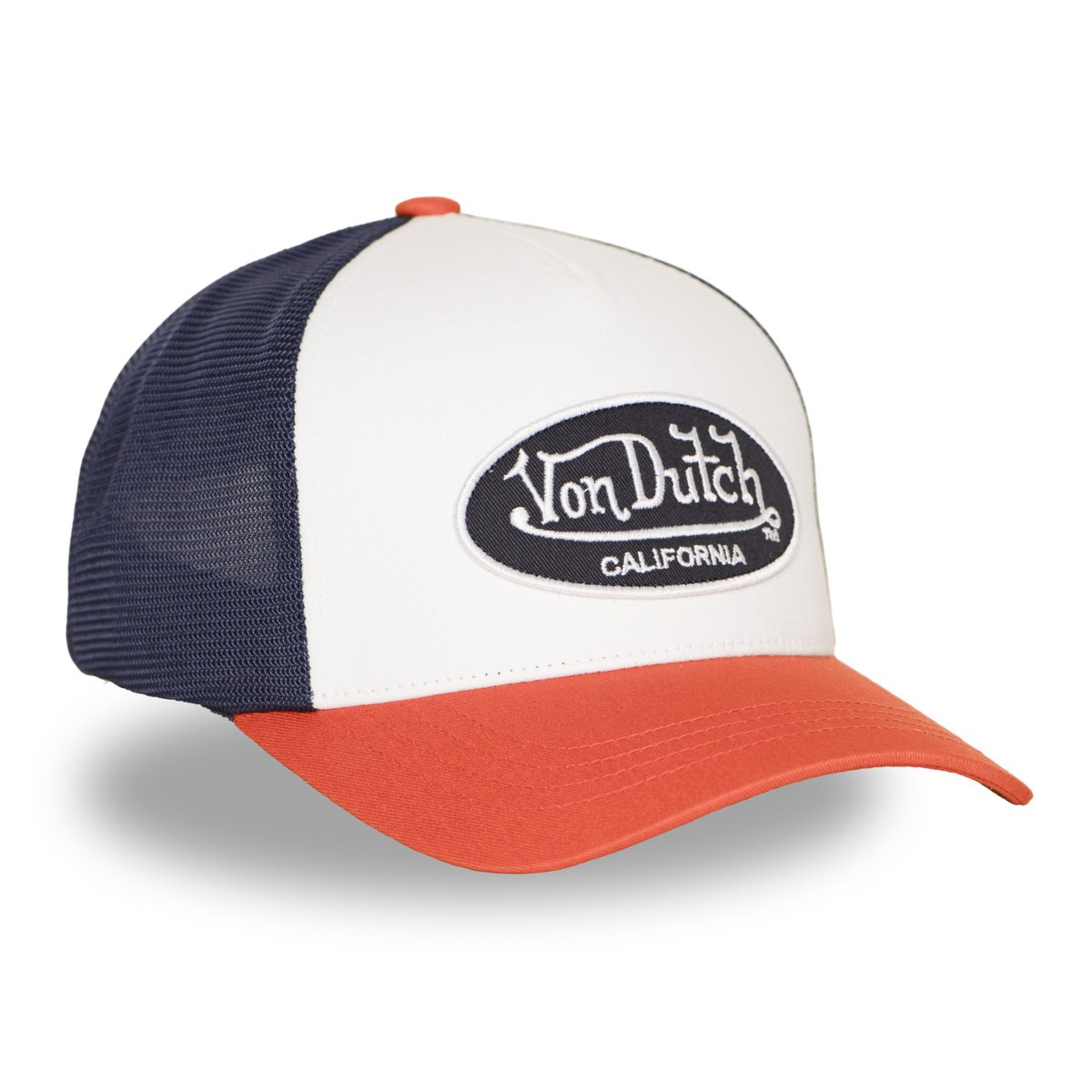 Casquette trucker LOFb bleu/blanc/rouge, VON DUTCH