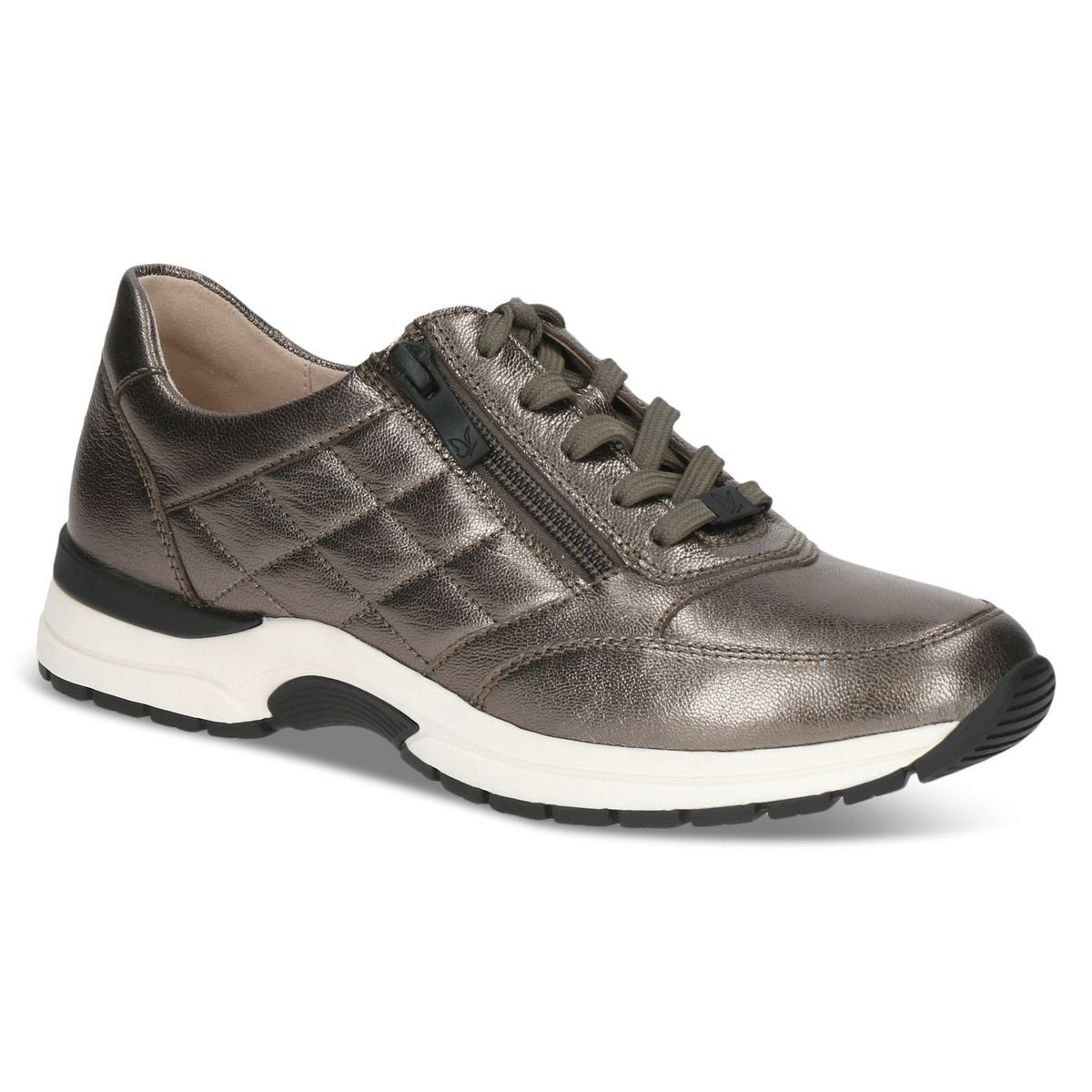 Basket en cuir multicolore gris, CAPRICE