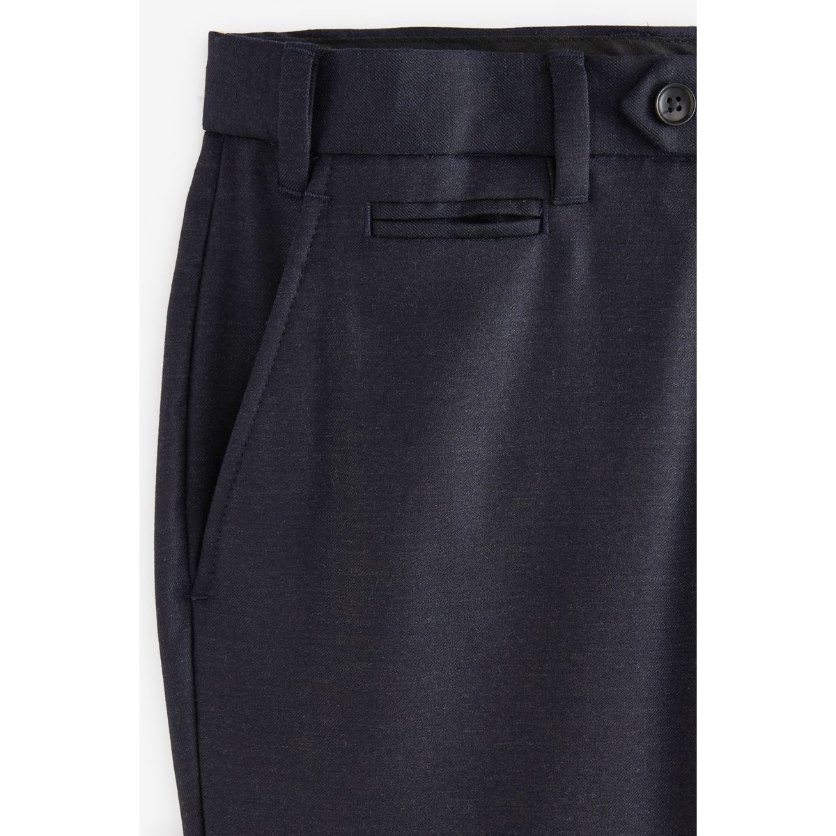 Pantalon avec bande à la taille bleu marine, NEXT