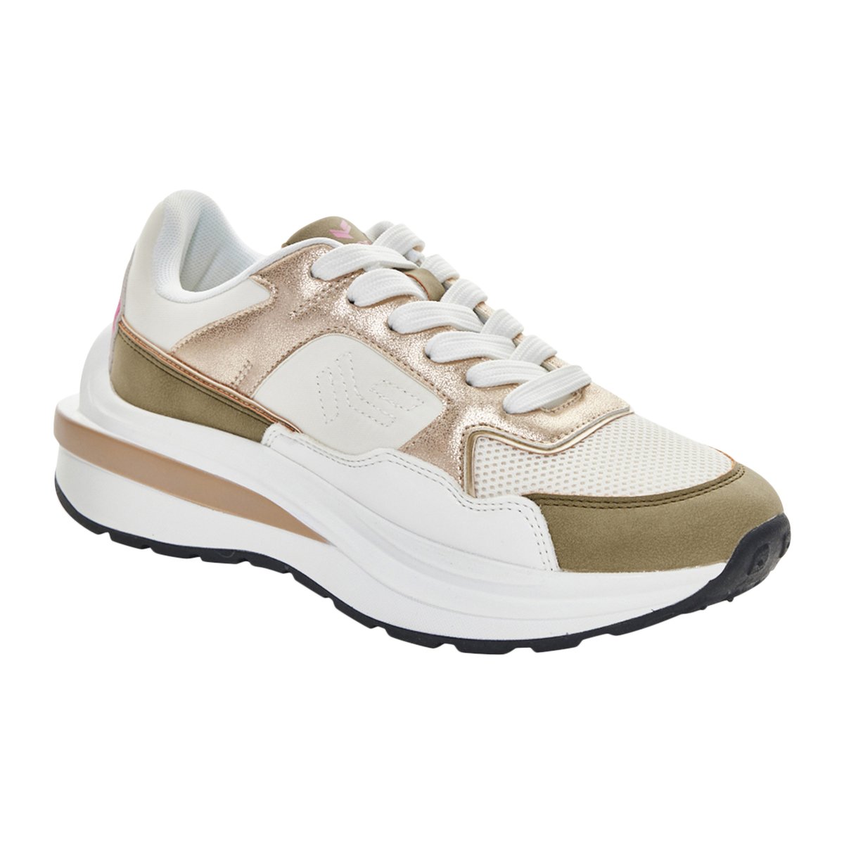 Basket à Lacets Clipper kaki multi, KAPORAL