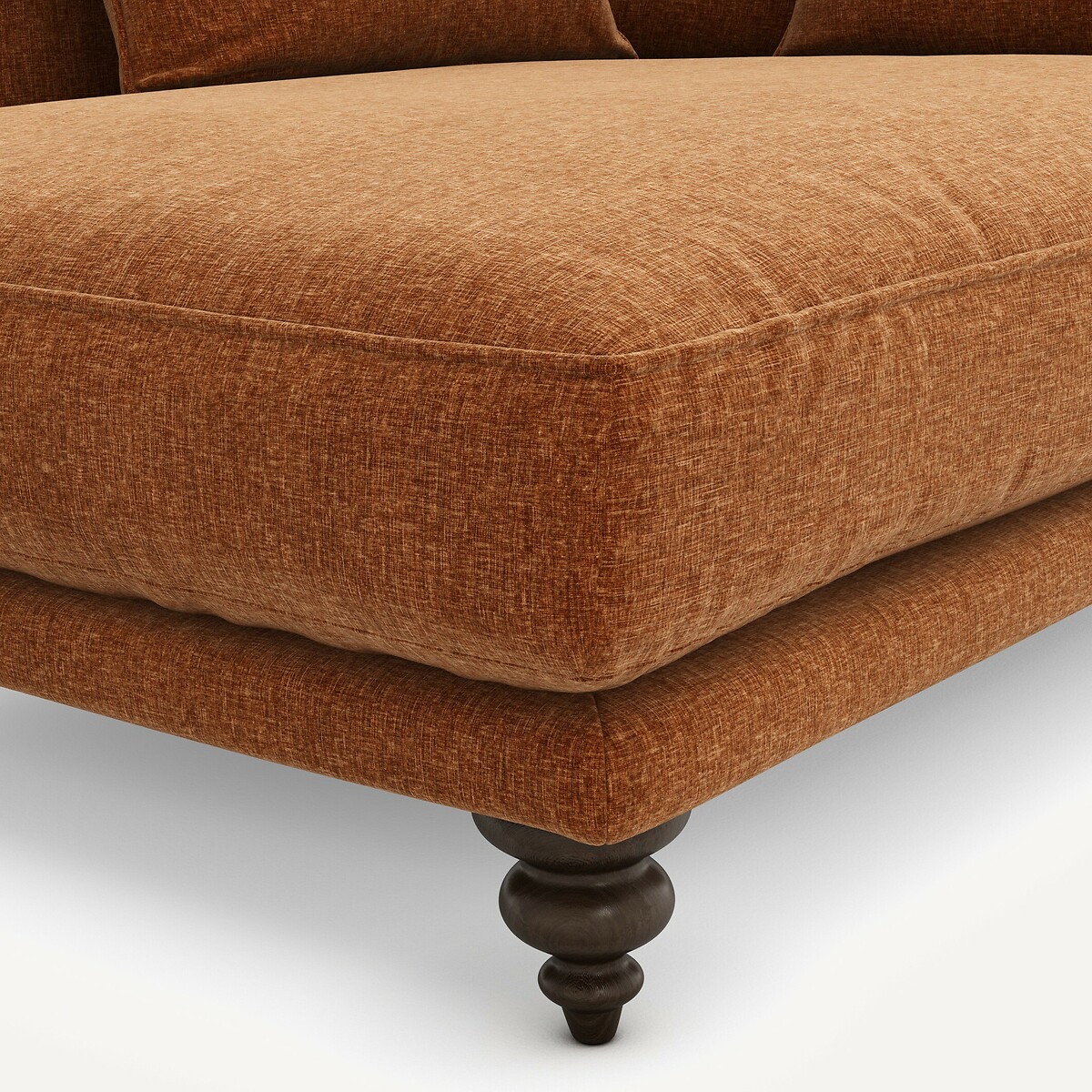 Chenille fluwelen longchair, Lazare eekhoorn , AM.PM