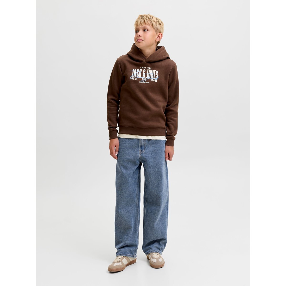 Jean Baggy Fit blue denim, JACK & JONES JUNIOR