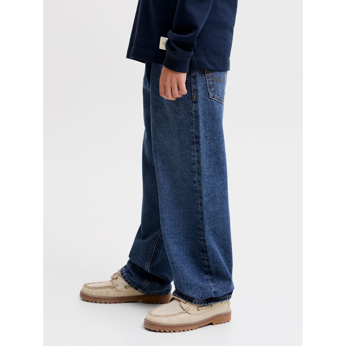 Jean Baggy Fit blue denim, JACK & JONES JUNIOR