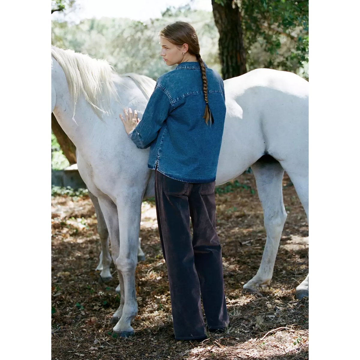 BLOUSE CAMDEN bleu foncé, MANGO TEEN