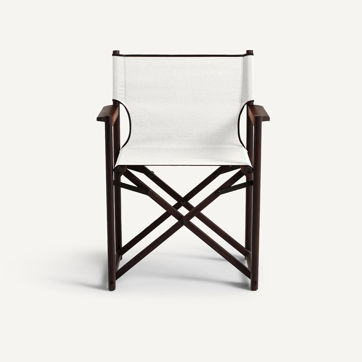 Fauteuil de table de jardin pliant acacia, Scorsi craie, AM.PM