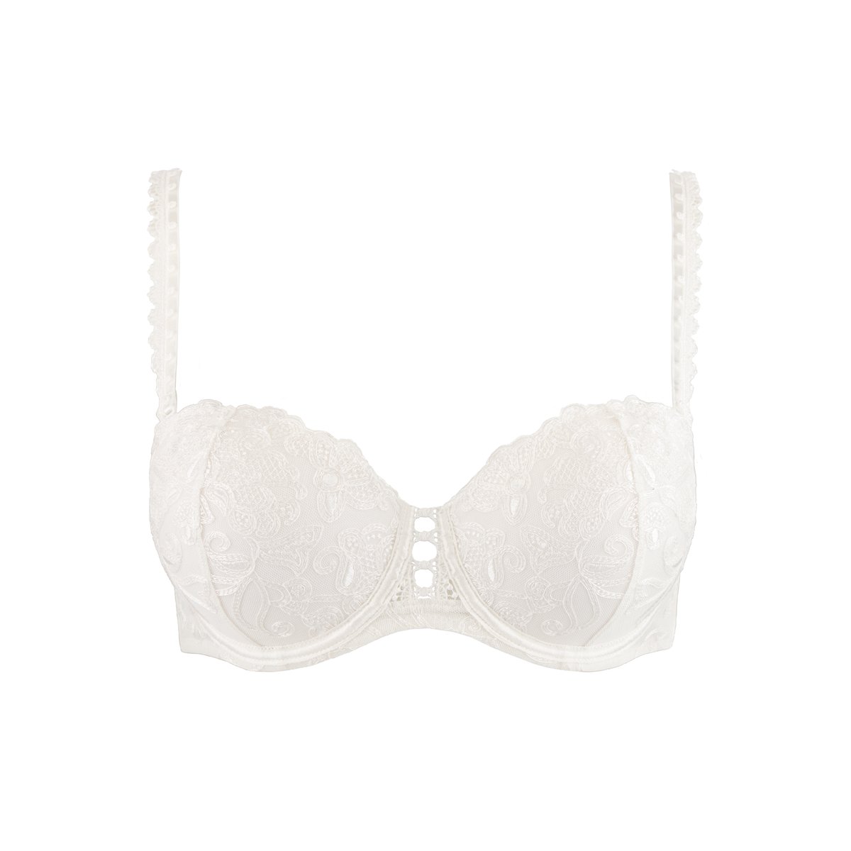 Soutien-gorge bandeau coque Pour Toujours blanc, AUBADE
