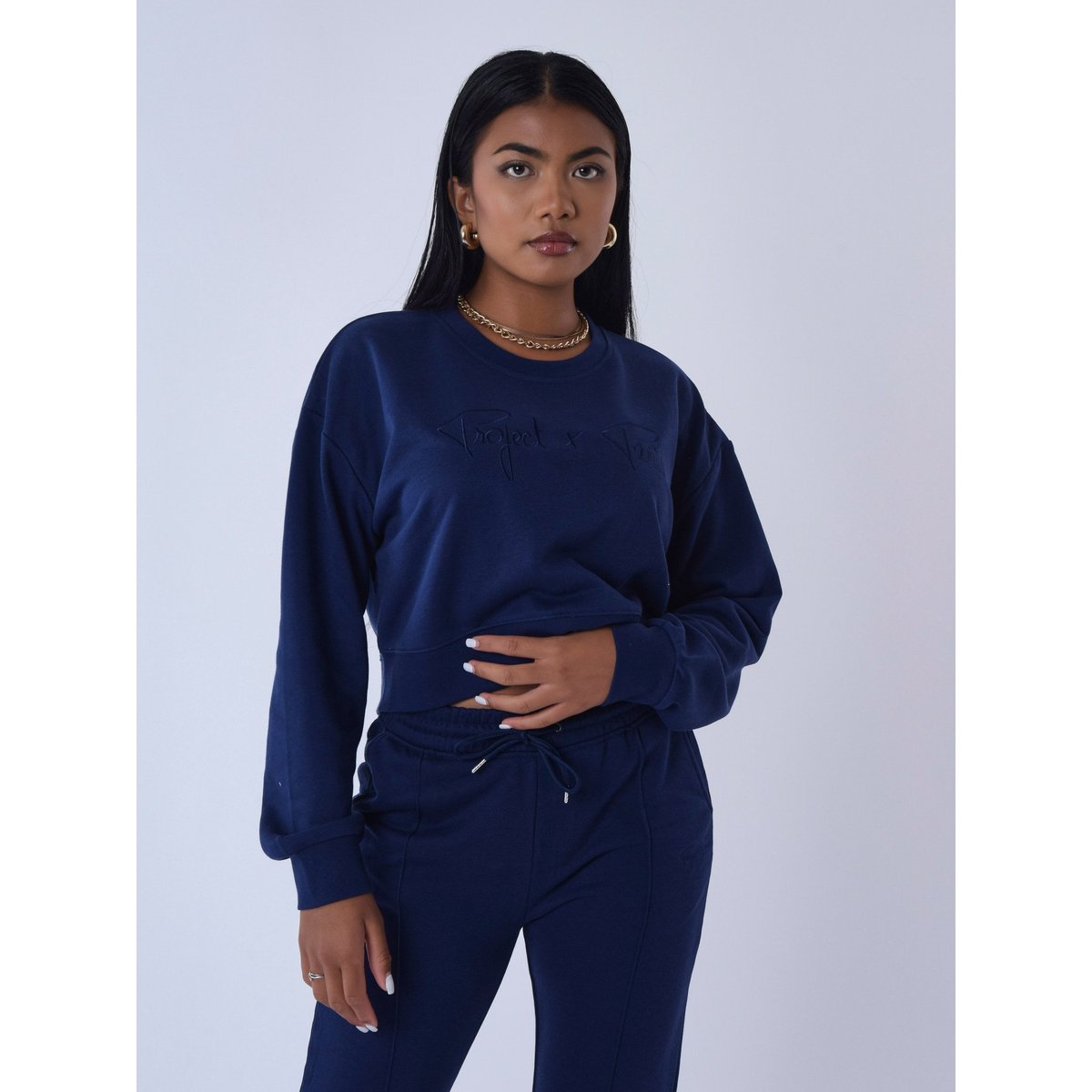 Sweat basic court ample bleu nuit, PROJECT X