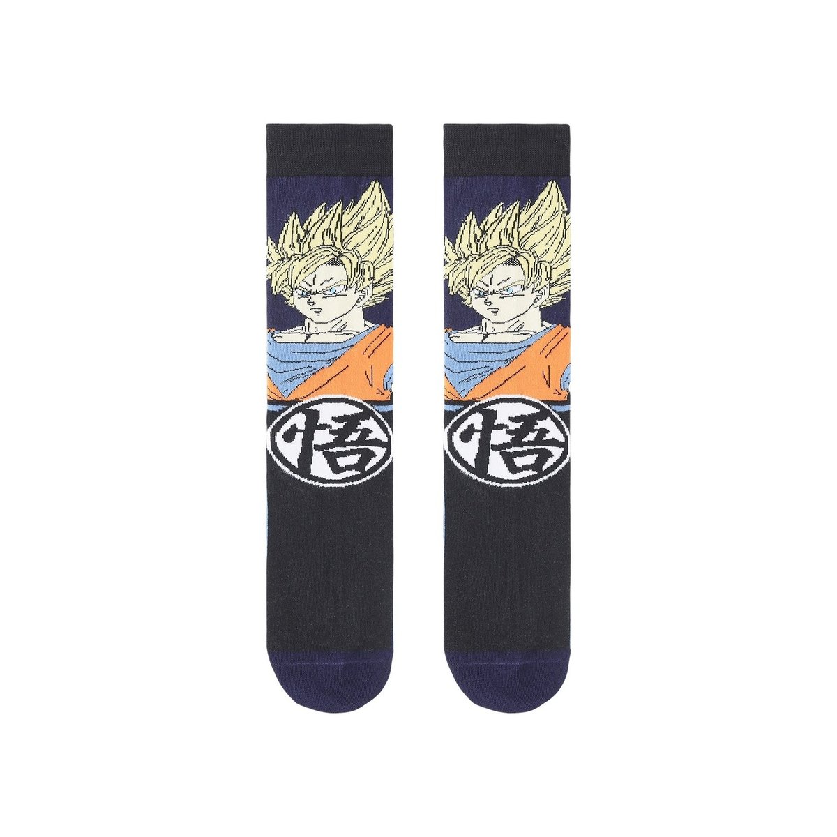 Lot De 4 Chaussette Dragon Ball Z Coton noir/rouge/orange/gris/jaune, FREEGUN