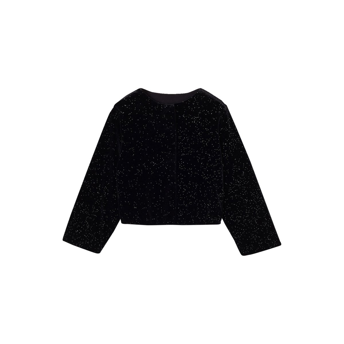 Kimono manches longues noir, VERTBAUDET