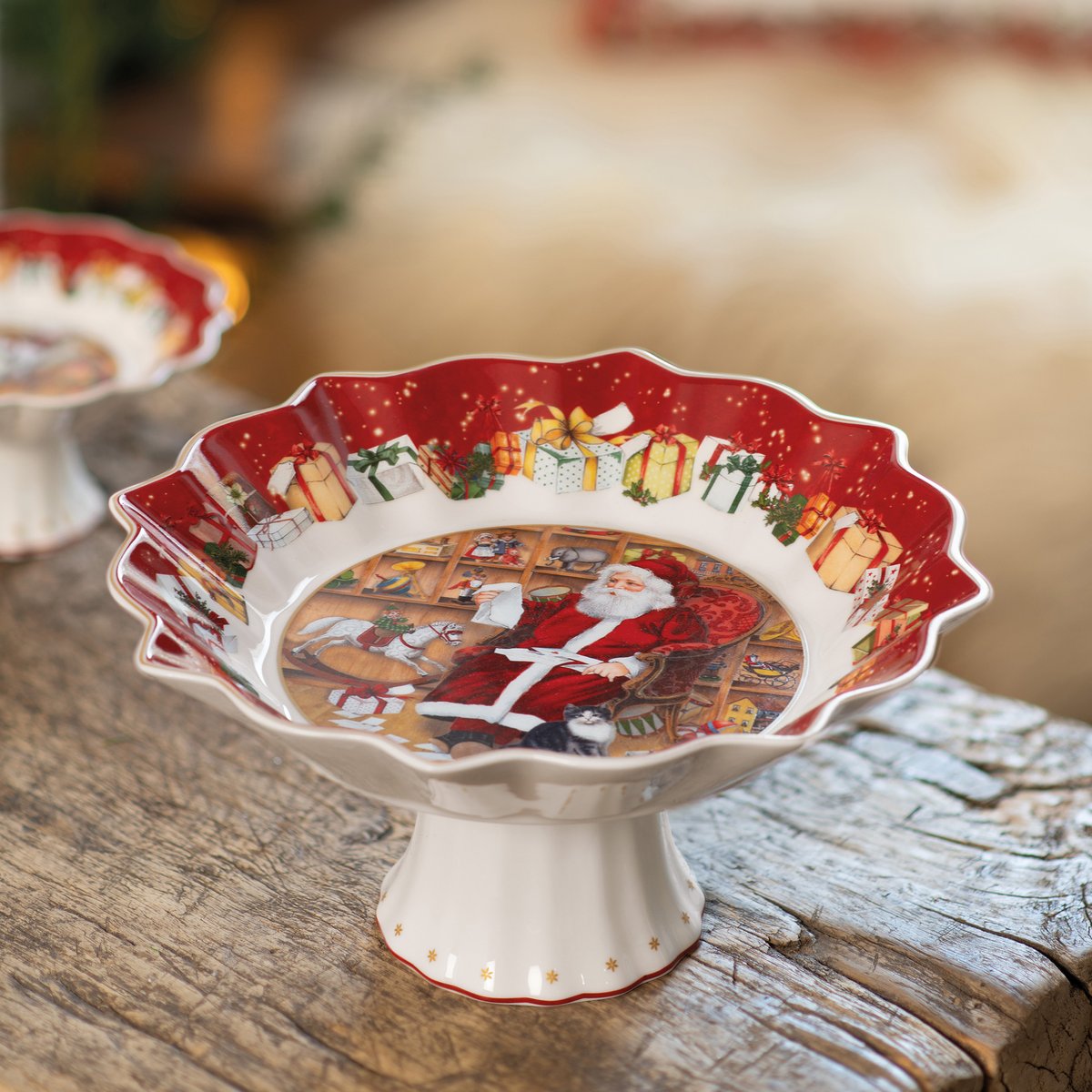 Cpe S. Pied, Père Noël Lit Liste Cadeaux TOY'S FANTASY couleur unique, VILLEROY & BOCH