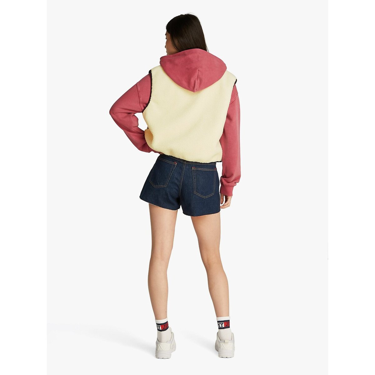 Reversible Gilet white, TOMMY JEANS