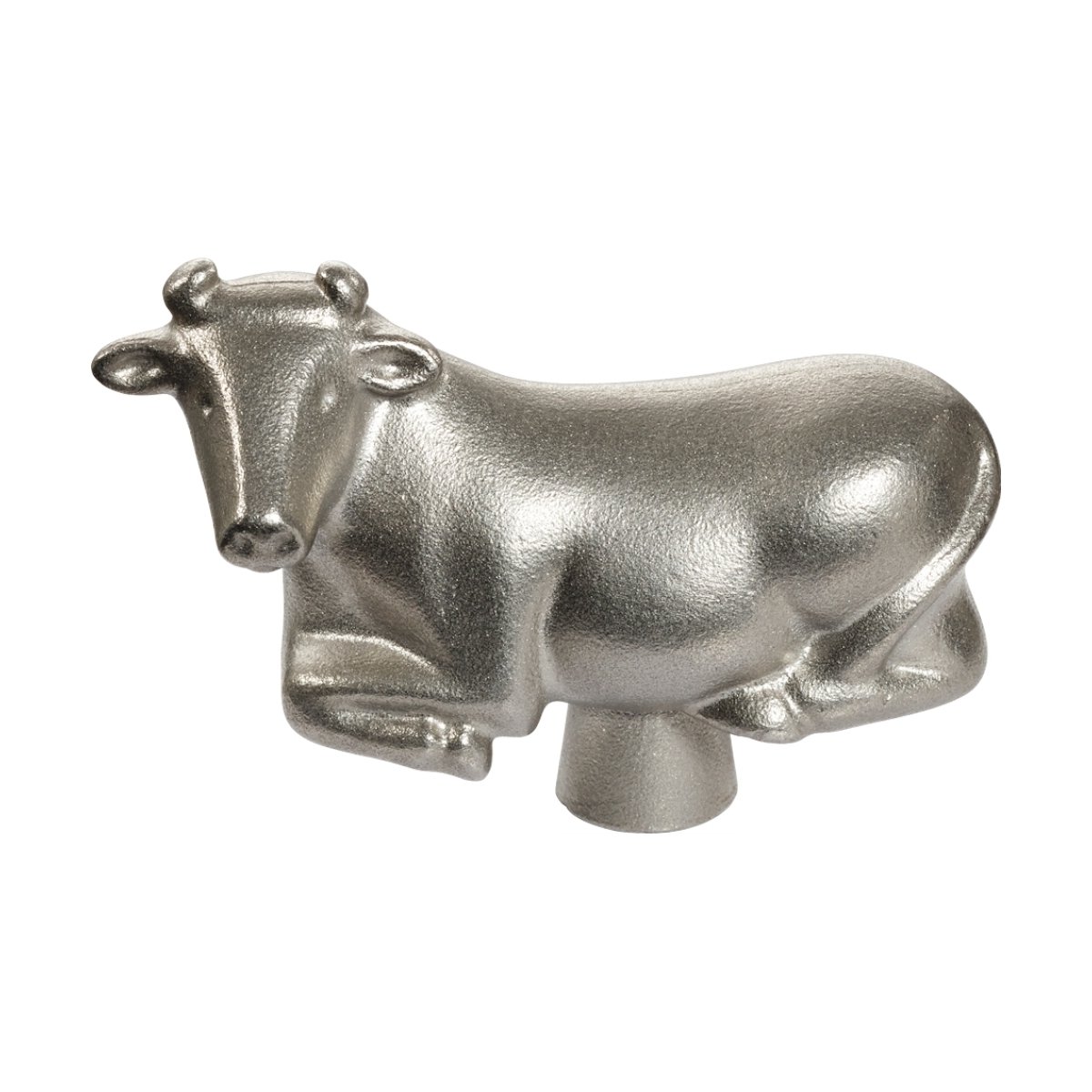 Bouton Pour Couvercle De Cocotte Forme Vache Métal 7,5 Cm gris, STAUB