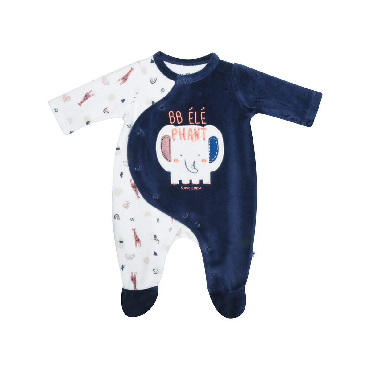 Set naissance gordon maille ouverture devant naissance bleu, SUCRE D'ORGE